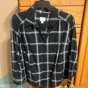 Black and White Checkered Shirt size M